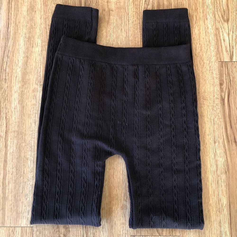Brown leggings